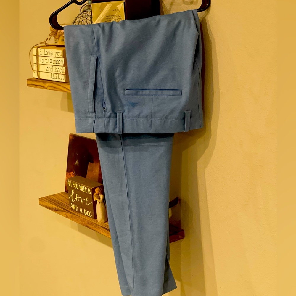 Tommy Bahama dress pants/ 35/30 and the color is a SWEET light baby blue!